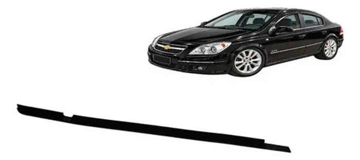 Pestana Externa Traseira Esquerda Vectra Sedan Elite 05 A 11 Preto
