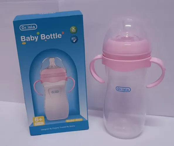 Mamadeira Dr. Isla PP33 330ml - Rosa