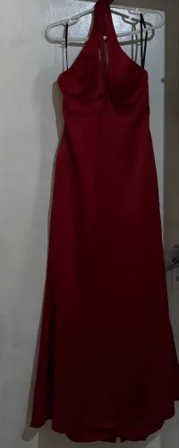 Vestido vinho lindo