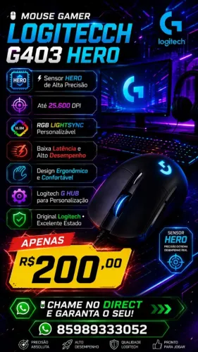 Mouse Gamer Logitech G403 HERO