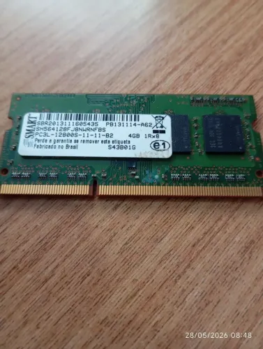 Memória notebook Pc3L 4 gigas 