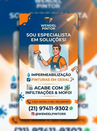 Pintor e manutenção predial.