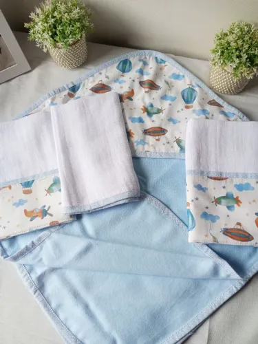 Kit 5 peças Enxoval para  bebê 