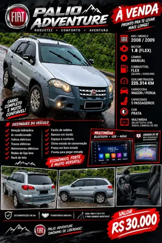 Fiat Palio Weekend Adventure Locker 1.8 Flex 2009