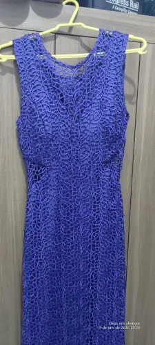 Vestido festa azul Royal 