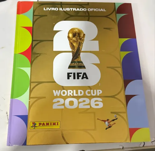 Álbum Capa Dura Dourado Completo Copa 2026