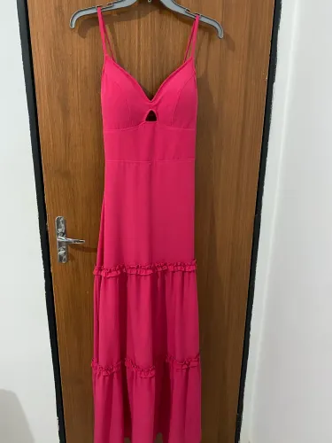 Vestido longo Rosa