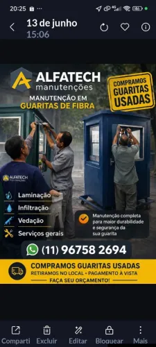 Guarita de fibra