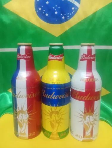 Lote Garrafas e Latas Copa do Mundo