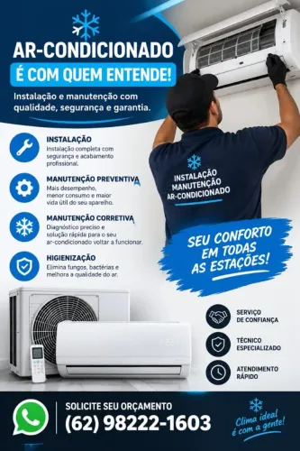 Manutenção em ar condicionado
