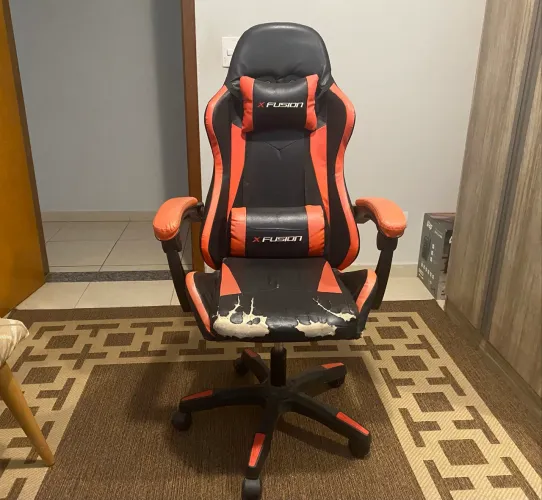 Cadeira gamer X FUSION original vermelha