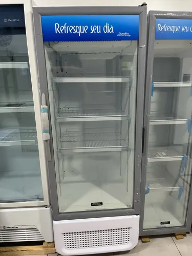 Expositor vitrine esmaltec 403lt novo nunca usado nota fiscal garantia
