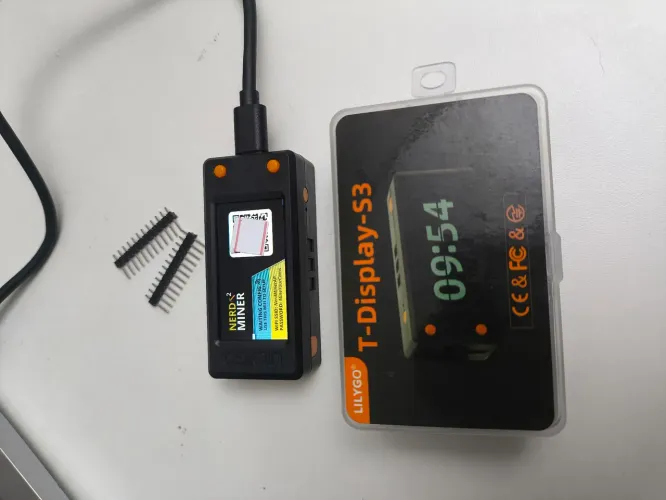 Placa T-Display S3 Nerd Miner 1.9 polegadas USB-C