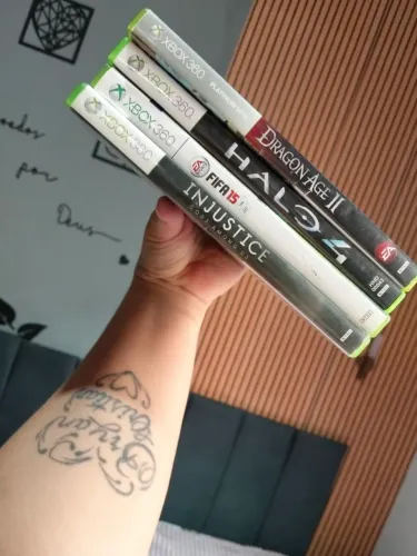 Lote 04 jogos originais Xbox 360
