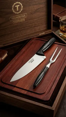 Kit Churrasco Tramontina Plenus 3 Peças