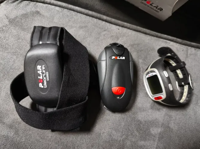Relógio Polar RS200SD + Polar WearLink Coded + Polar S1