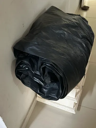 30 METROS DE LONA PRETA - R$120,00
