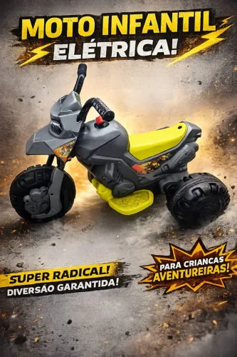 Moto elétrica infantil