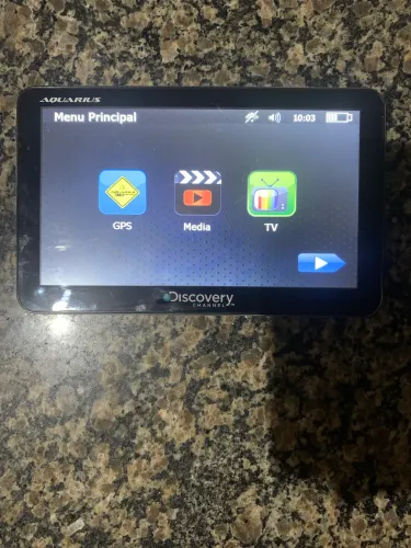 iPad de GPS , MÉDIA e TV