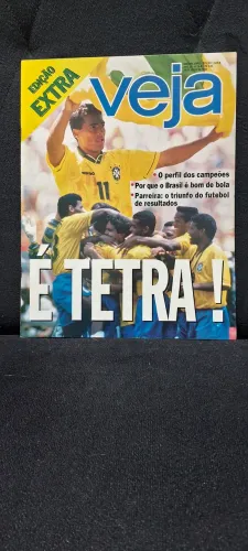 Edição especial da revista Veja - É Tetra!!