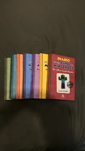 Coleção Diário de um Zumbi do Minecraft Volumes 2 ao 8