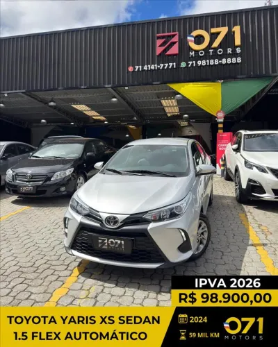 Toyota Yaris XS Connect Sedan 1.5 Flex 16V AUT 2024