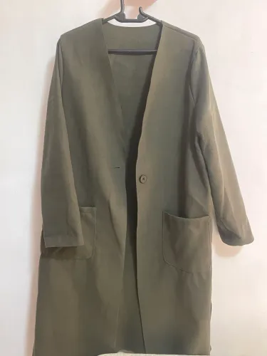 Sobretudo/trench coat - TAM P Verde Militar