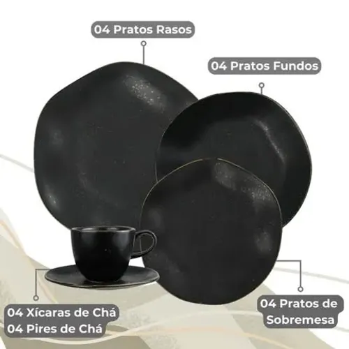 aparelho de jantar Ryo Volcano OXFORD - 20 peças