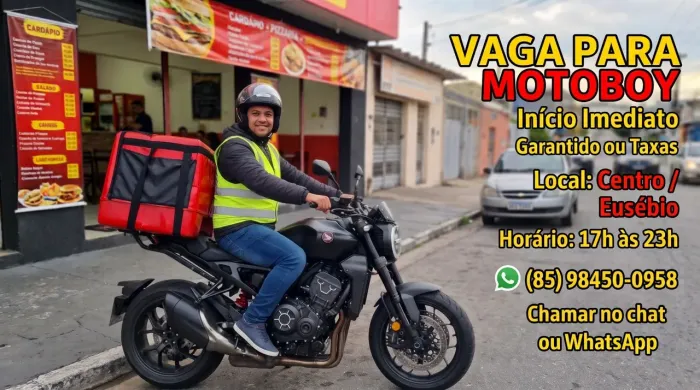 Vaga para motoboy, Eusebio