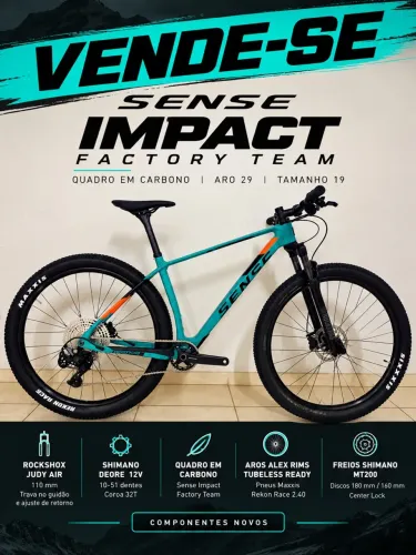 Bicicleta Sense Impact Factory Team