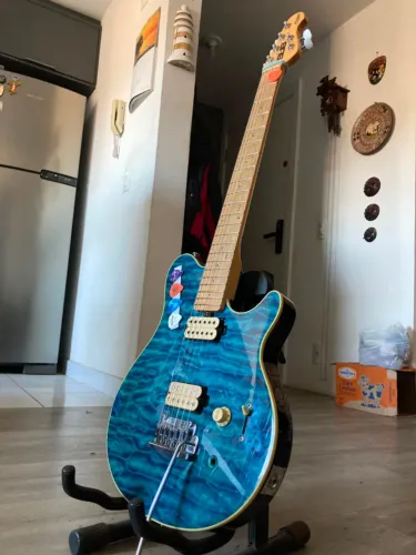 Guitarra Music Man Sterling Flamed Upgrades - Menor preço Brasil !