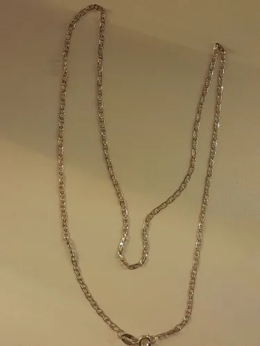 Corrente piastrine banhada em ouro 24k perfeita 