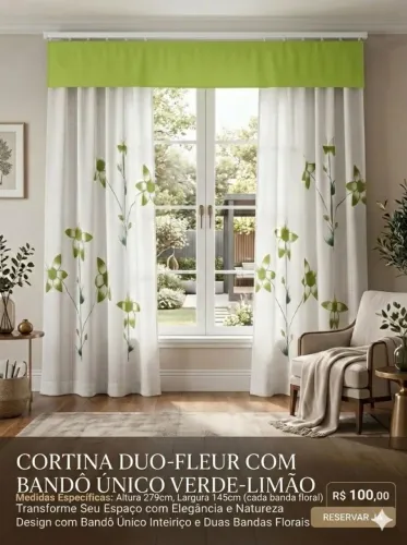 Cortina Verde-Limão