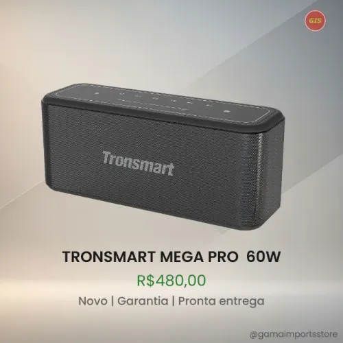 Caixa De Som Tronsmart Mega Pro 60w