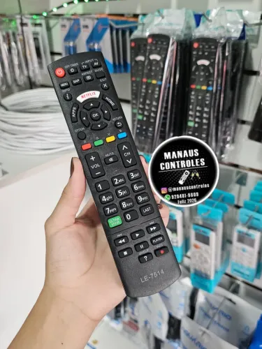 Controle para TV Panasonic smart vieira 