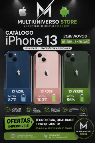 IPHONE 13 SEMI NOVO TODO ORIGINAL
