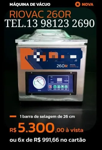 Seladora à vácuo nova