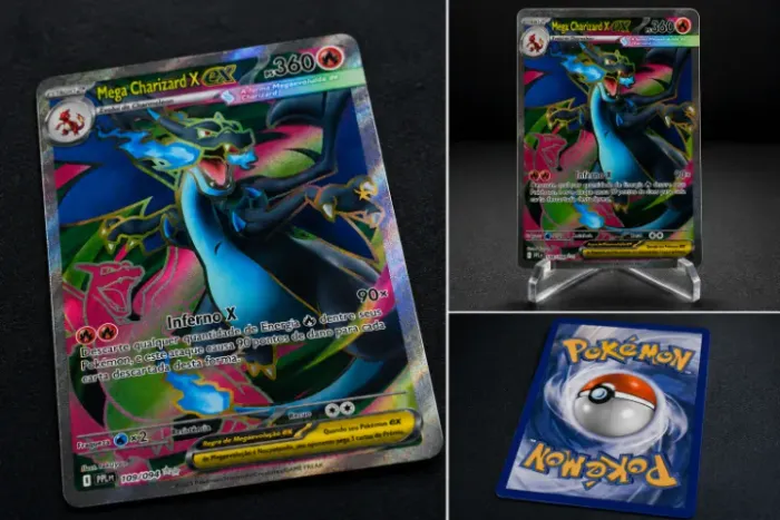 Carta pokemon mega Charizard X