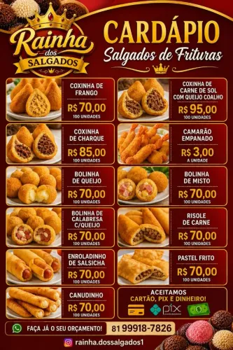 Salgados e doces