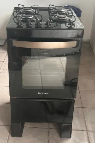 Vendo fogão 4 bocas atlas up glass agile