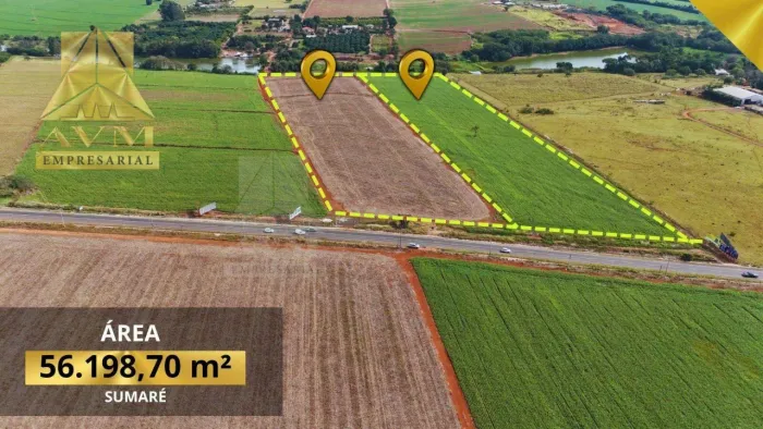 Área à venda, 56198 m² por R$ 11.239.600,00 - Sitio Santana - Sumaré/SP