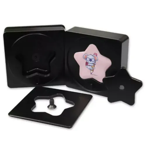 Matriz Button Estrela + 100 Kits Alfinetes Pin Personalizado