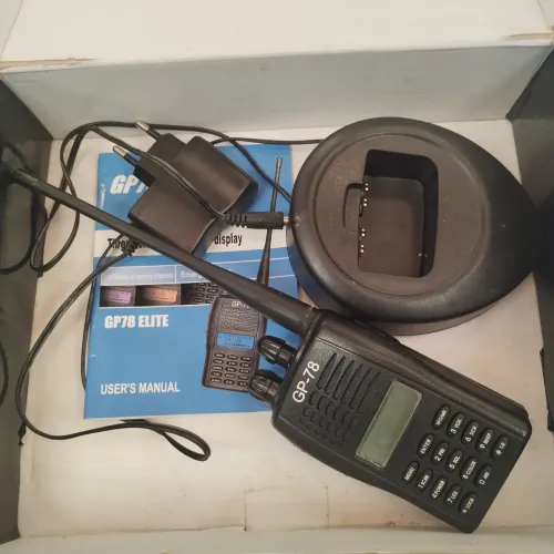 Rádio Comunicador HT VHF GP78 Elite