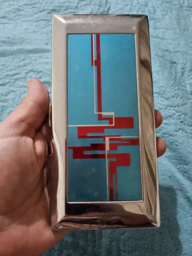 Cigarreira de metal Vintage