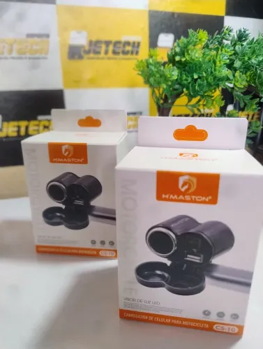 Carregador isqueiro USB para moto 