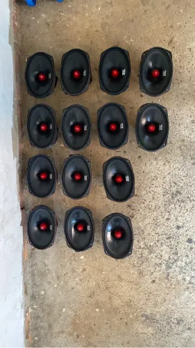 7 pares Auto falantes 69 tiger áudio 220 rms