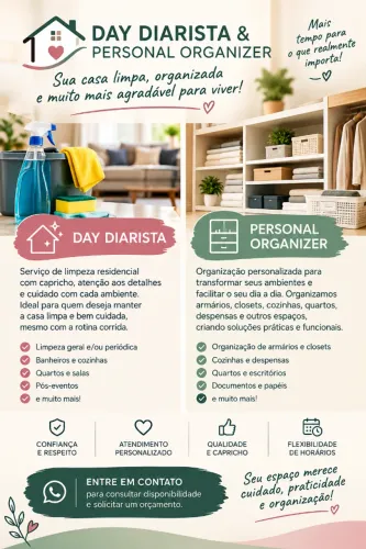 Diarista, personal organizer