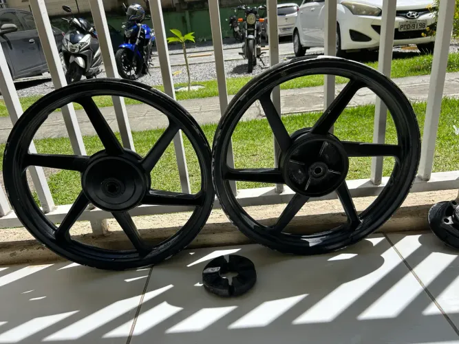 Roda liga leve frabeck 125/150 freio a tambor 