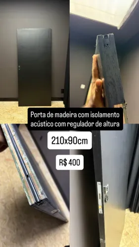 PORTA ACÚSTICA COM ISOLAMENTO