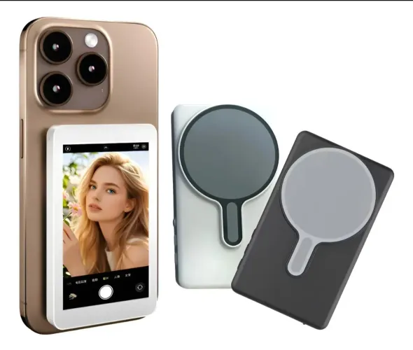Tela espelhar camera traseira magnetica vlog selfie